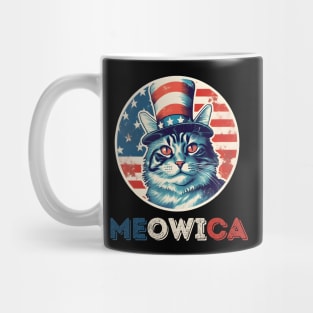 Meowica USA  - independence day Mug